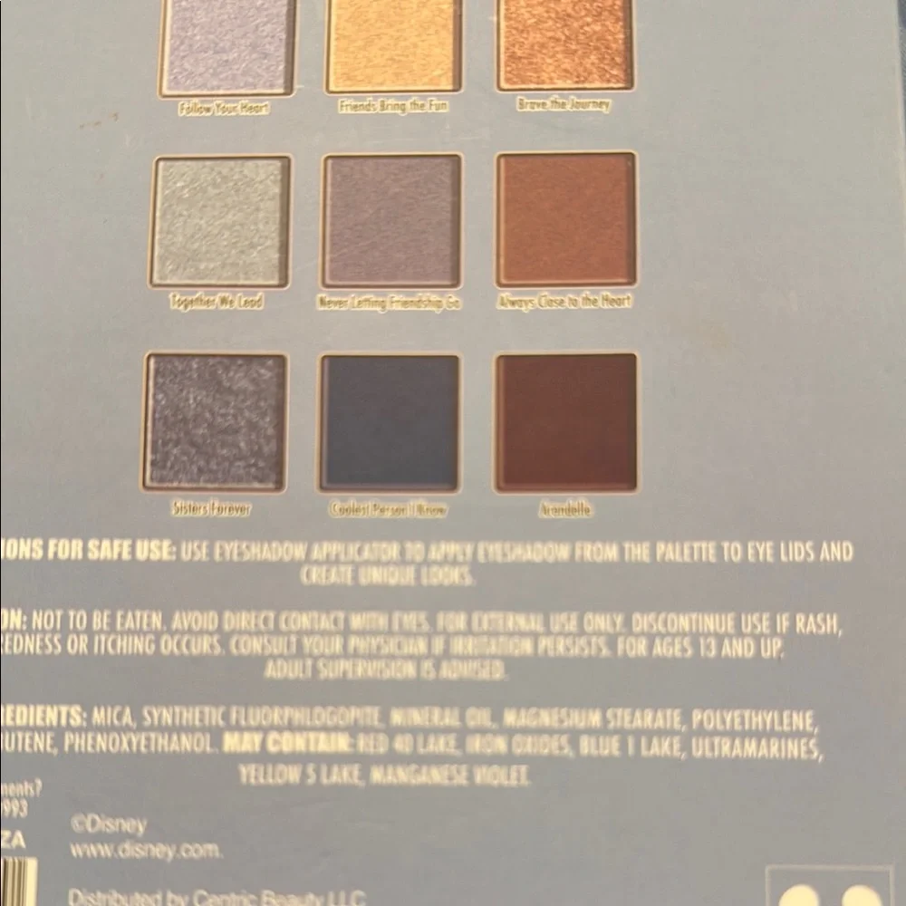 Disney Frozen Eyeshadow Palette, Disney’s Frozen Elsa Palette, Disney Palette